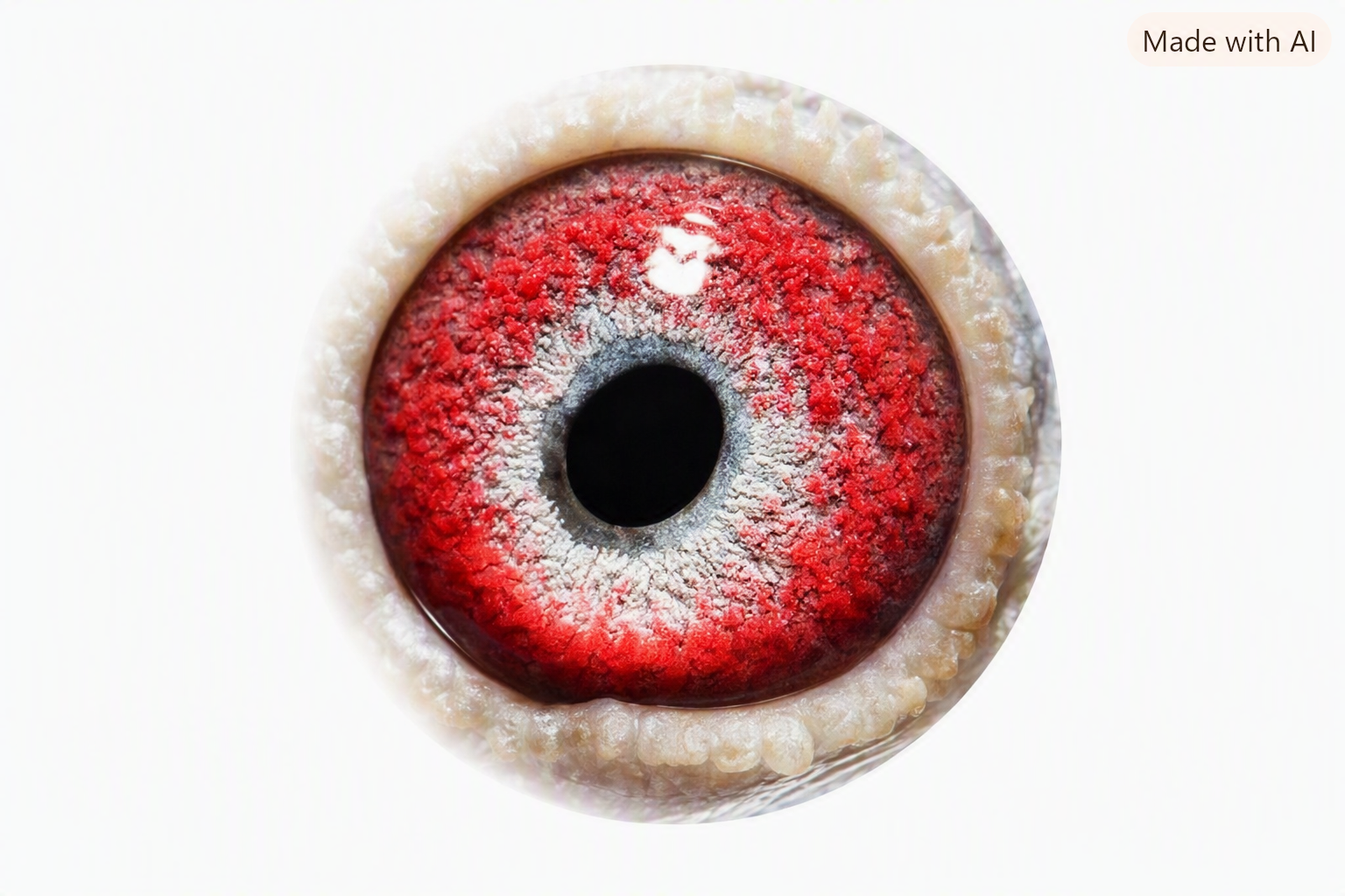 Gr. Son Kleine Dirk eye sign